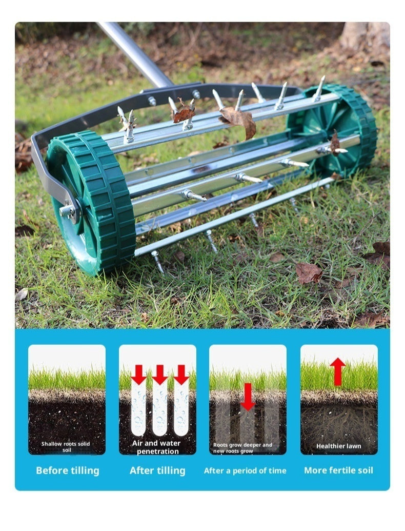 Lawn Aerator Manual Lawn Scarifier Lawn Grass Trimmer Garden Tools