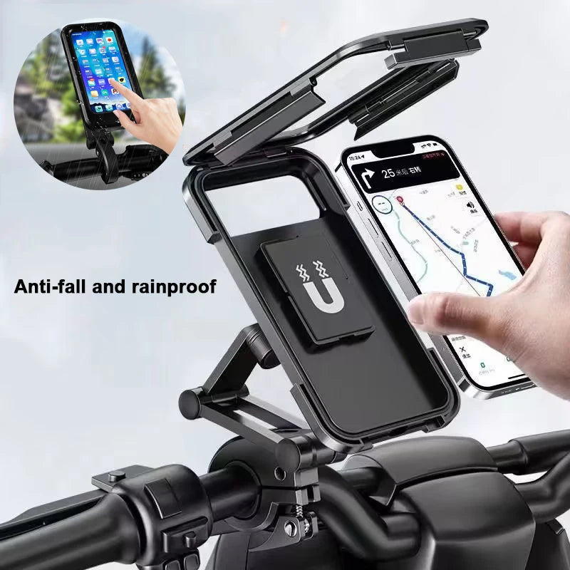 Waterproof Motorcycle Bike Mobile Phone Holder
