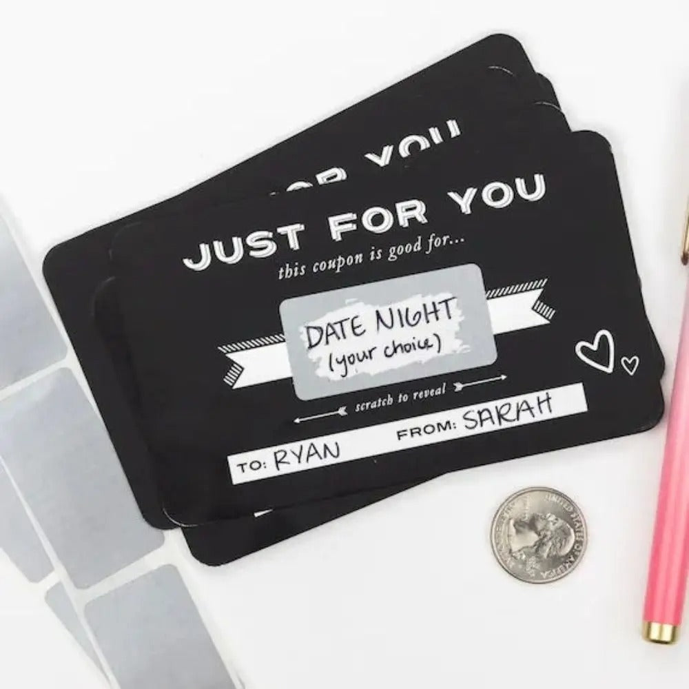 New Scratch Card Gift Scratch Coupon Anniversary Gift