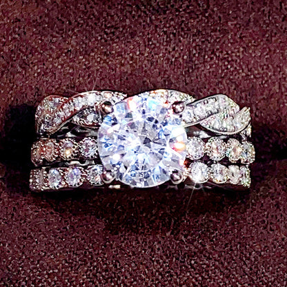 Three Ring Set Wedding Anniversary Commemorative Gift