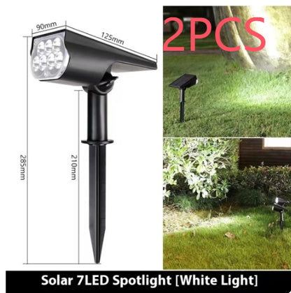 Solar Spotlights Outdoor Garden Lawn