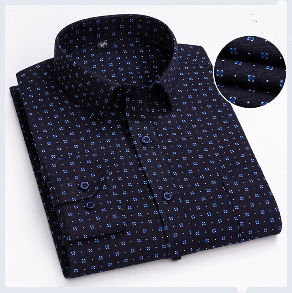 Men's Long-Sleeve Casual Shirt