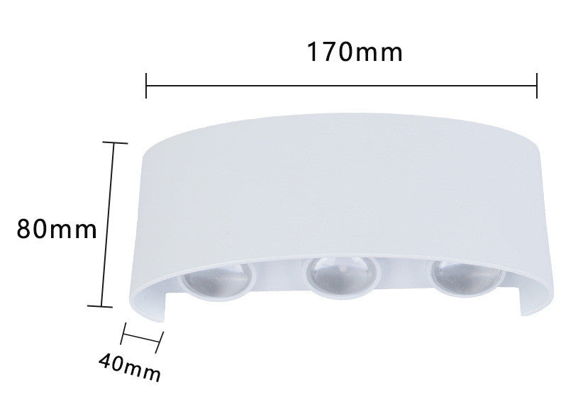 Outdoor Rainproof Led Wall Lamp