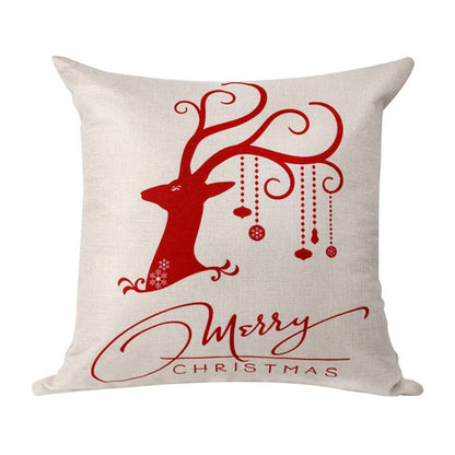 Christmas Hot-selling Home Sofa Office Creative Linen Pillowcase