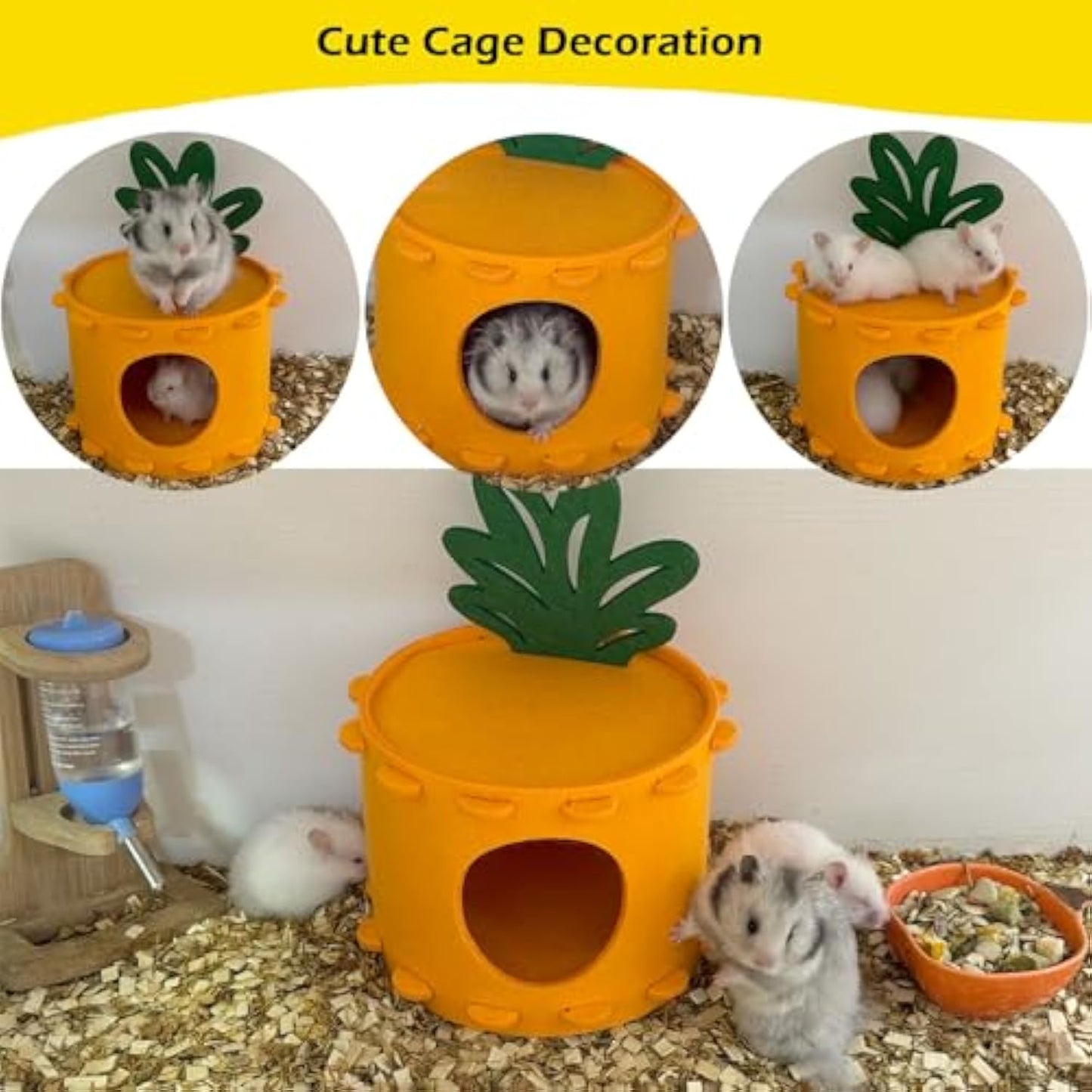 Felt Hamster Houses And Hideouts
