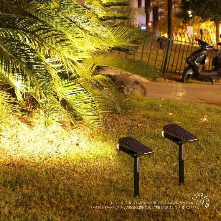 Solar Spotlights Outdoor Garden Lawn