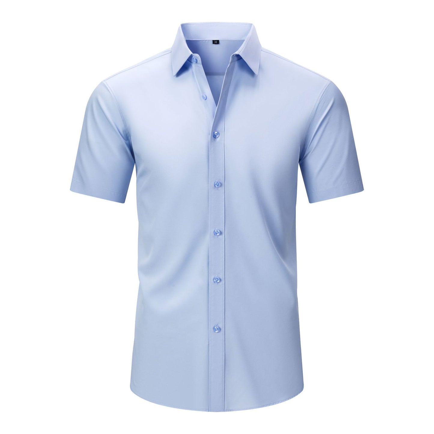 Mens Short-sleeve Stretchy Shirt