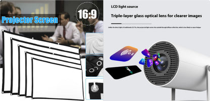 Portable Projector Small Straight Projector For Home