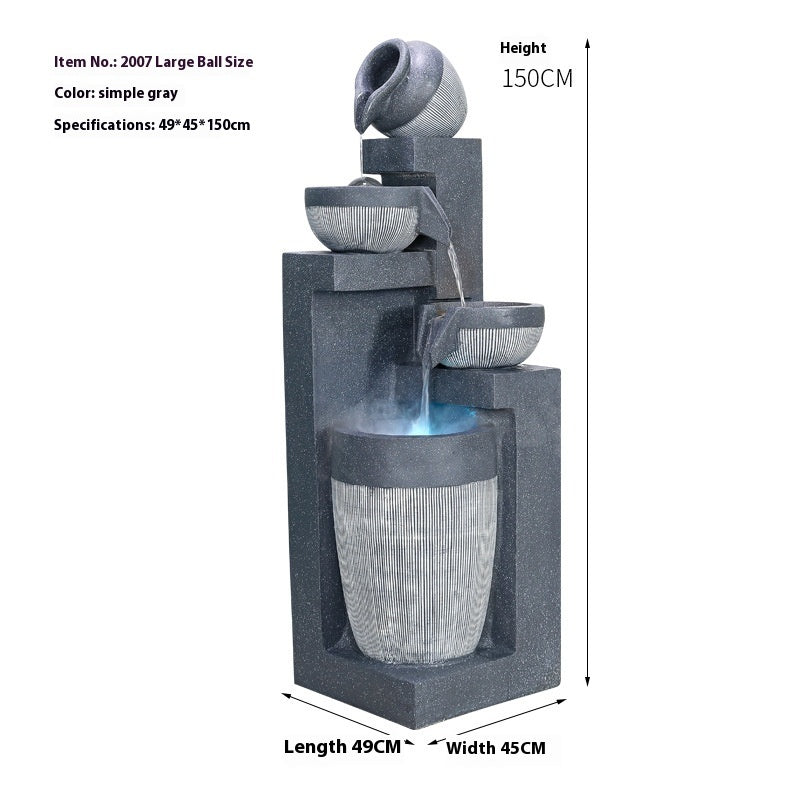 Indoor Fountain Water Decoration Living Room Humidifier Decoration