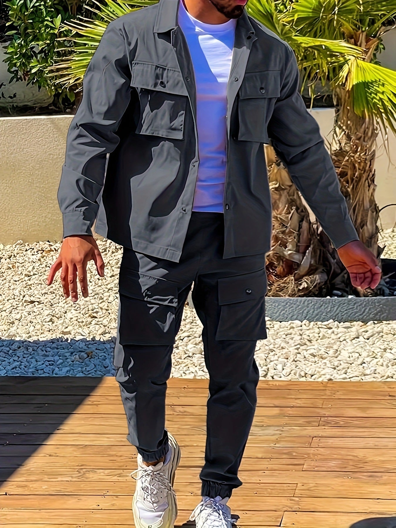 Casual Fashion Corset Pant Suit