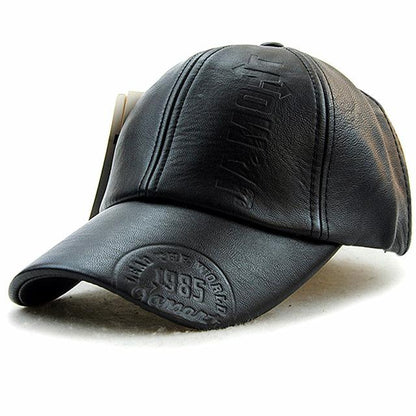 Men Leather Hat