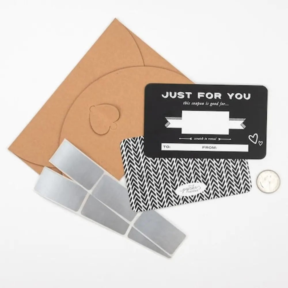 New Scratch Card Gift Scratch Coupon Anniversary Gift