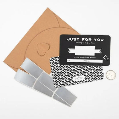 New Scratch Card Gift Scratch Coupon Anniversary Gift