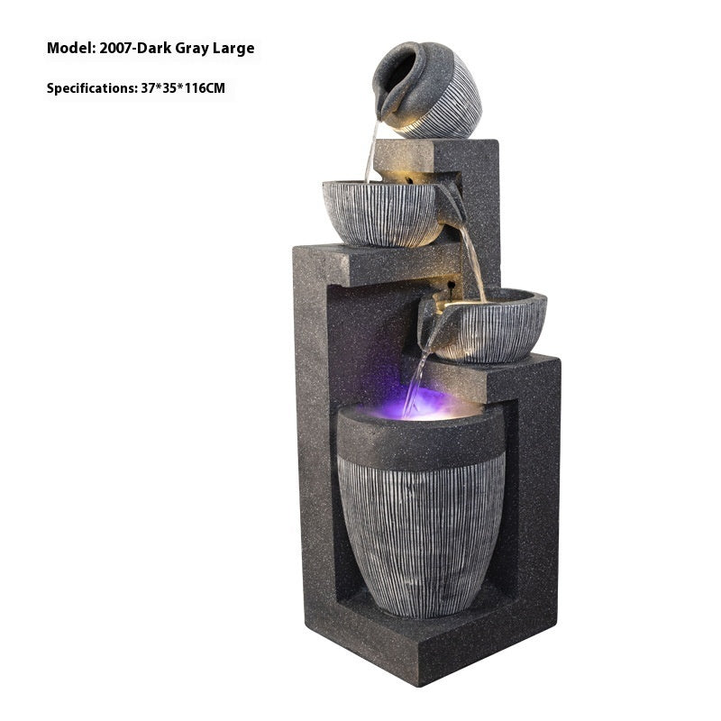 Indoor Fountain Water Decoration Living Room Humidifier Decoration