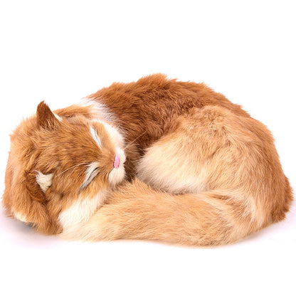 Sleeping Cat Home Decor Ornament