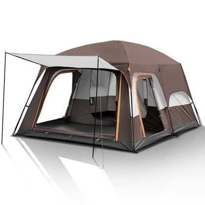 Outdoor Camping Pavilion Two Bedrooms And One Living Room