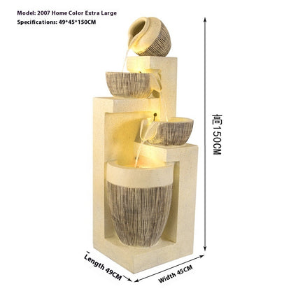 Indoor Fountain Water Decoration Living Room Humidifier Decoration