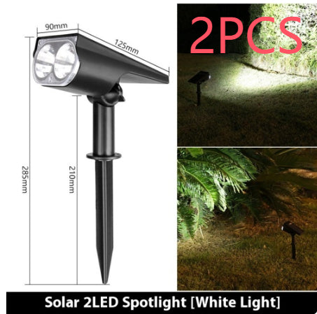 Solar Spotlights Outdoor Garden Lawn
