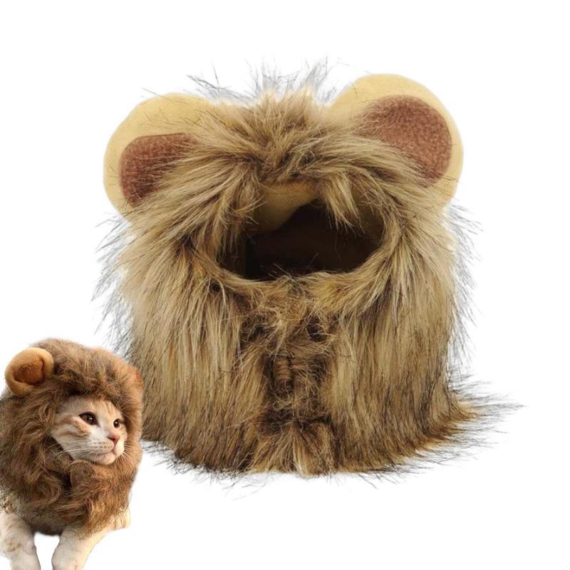 Pet Cat Decor Accessories Lion Wig