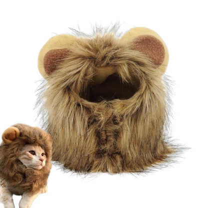 Pet Cat Decor Accessories Lion Wig