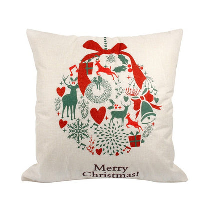 Christmas Hot-selling Home Sofa Office Creative Linen Pillowcase