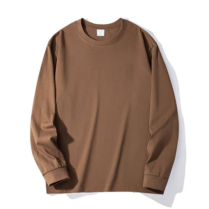 Men's Pure Cotton Thick, Long-sleeve T-shirt