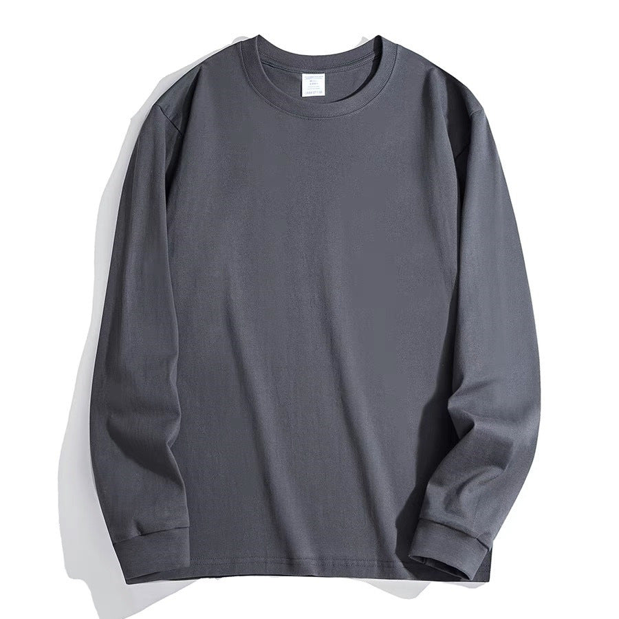 Men's Pure Cotton Thick, Long-sleeve T-shirt