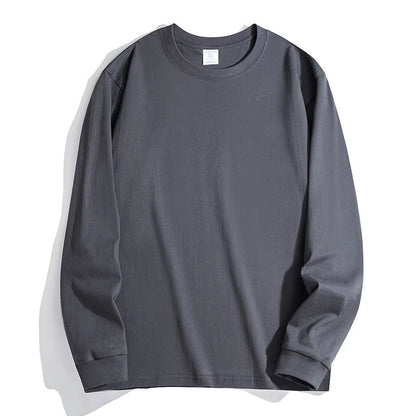 Men's Pure Cotton Thick, Long-sleeve T-shirt