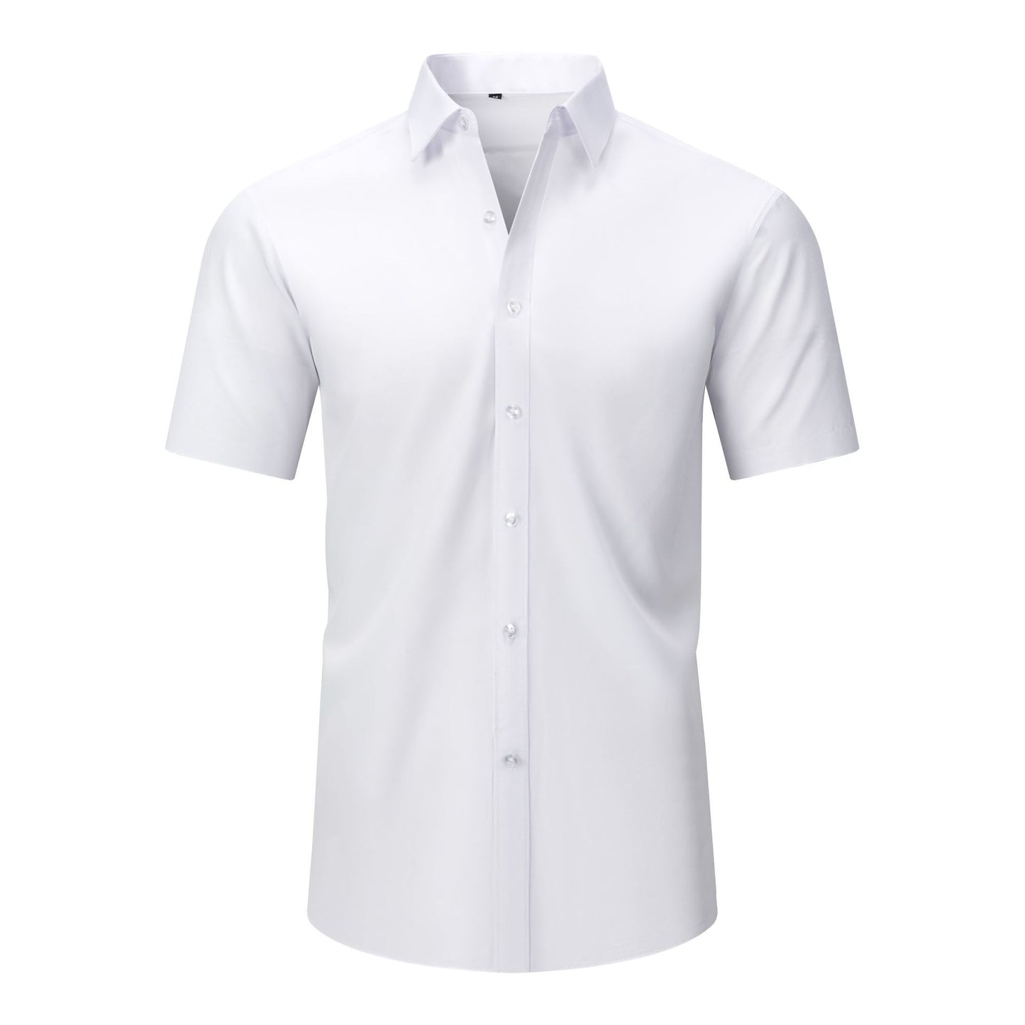 Mens Short-sleeve Stretchy Shirt