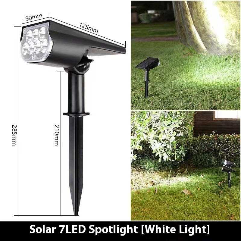Solar Spotlights Outdoor Garden Lawn