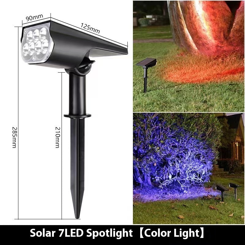 Solar Spotlights Outdoor Garden Lawn