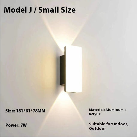 Outdoor Courtyard Wall Lamp Garden Living Room