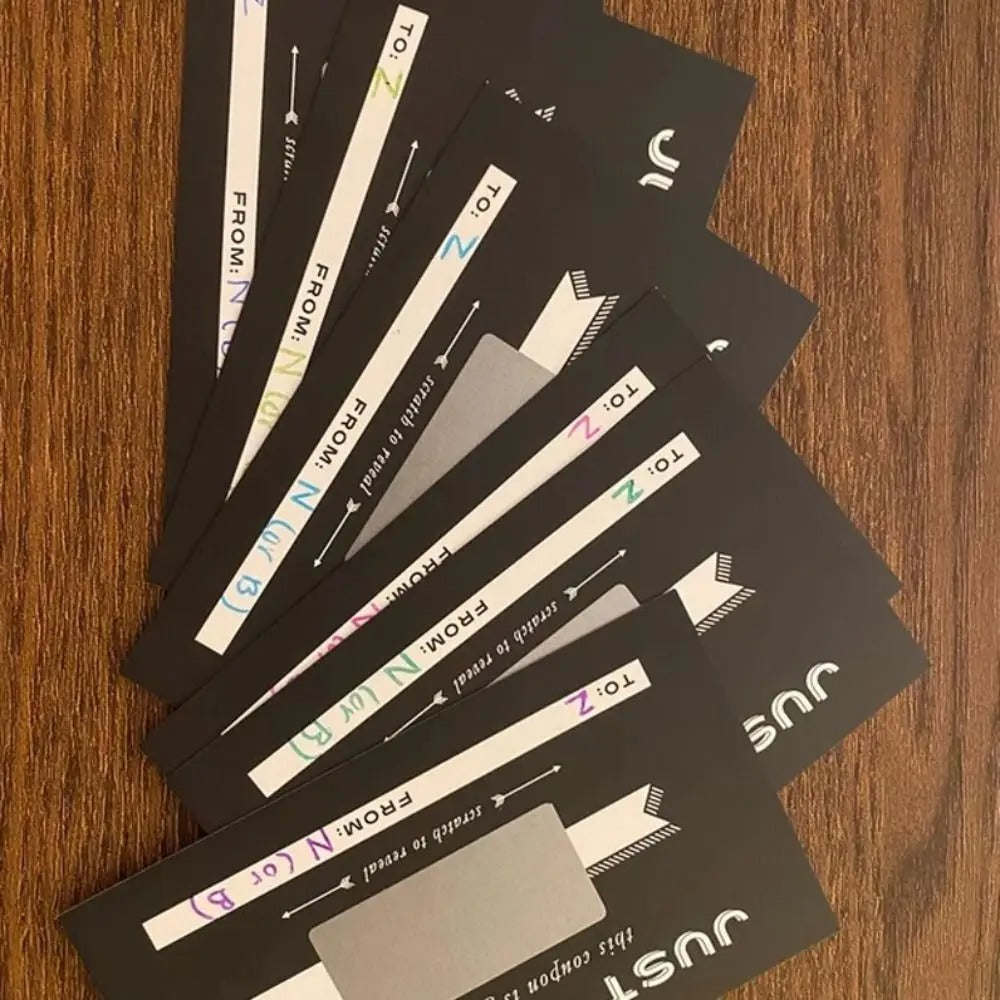 New Scratch Card Gift Scratch Coupon Anniversary Gift