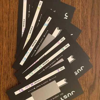 New Scratch Card Gift Scratch Coupon Anniversary Gift