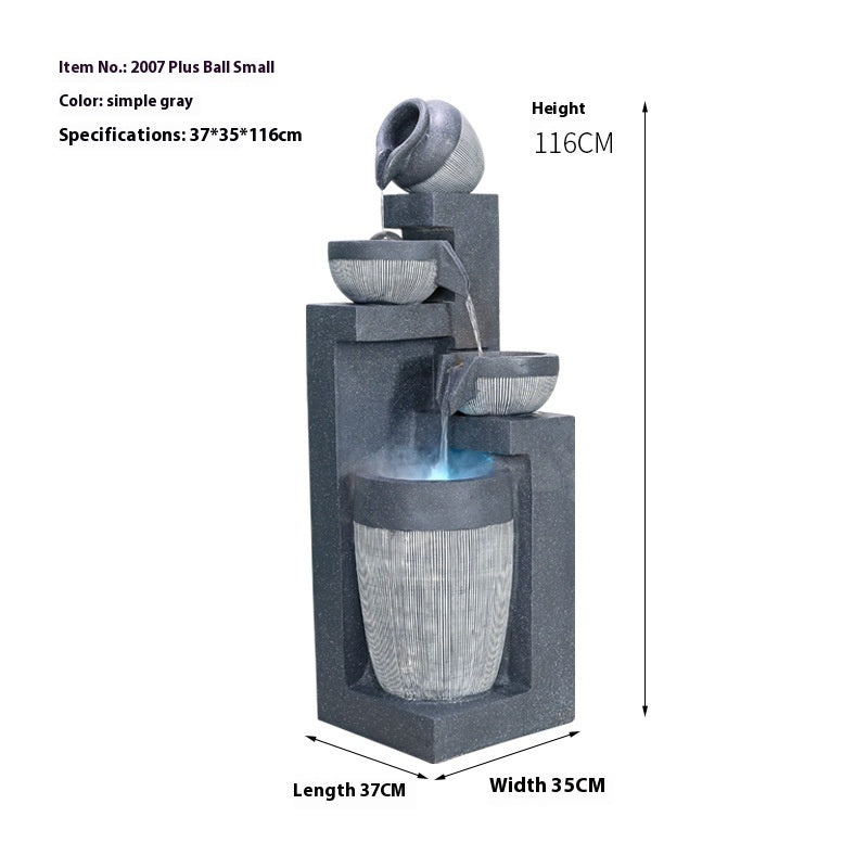 Indoor Fountain Water Decoration Living Room Humidifier Decoration