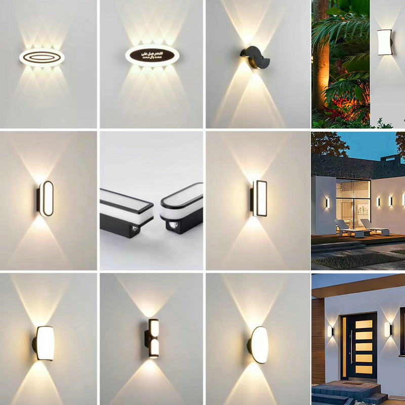 Outdoor Courtyard Wall Lamp Garden Living Room